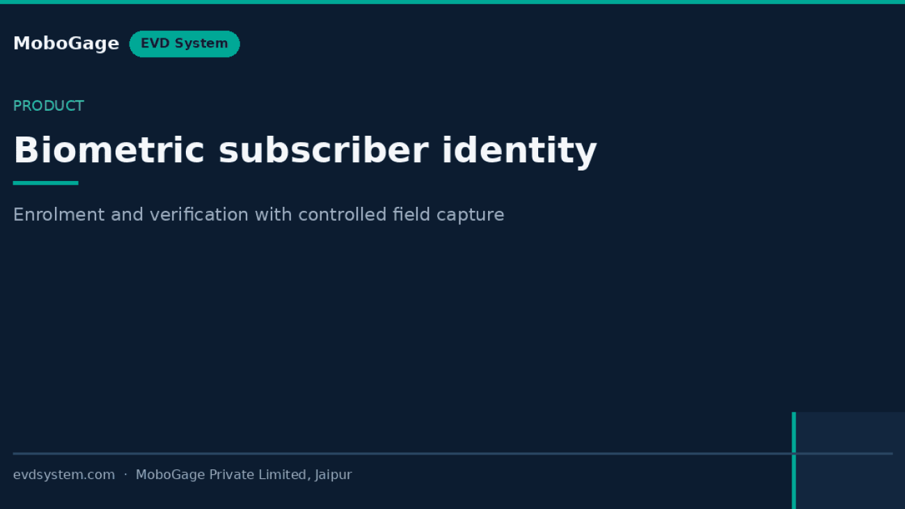 biometric-subscriber-identity-enrolment